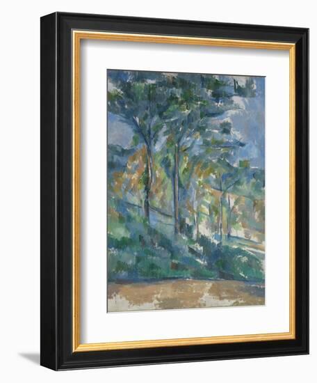 Landscape, C.1900-Paul Cézanne-Framed Giclee Print