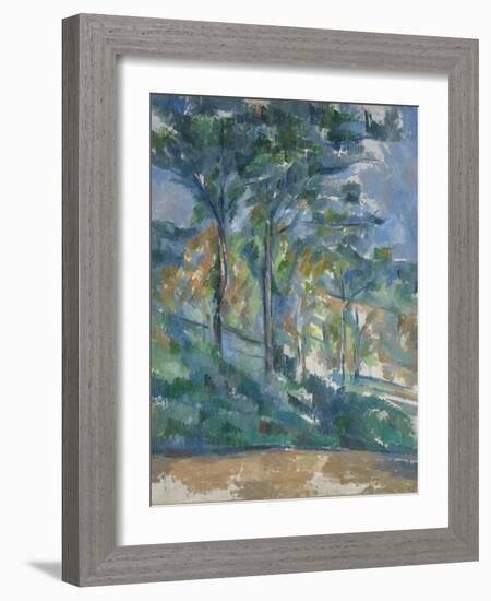 Landscape, C.1900-Paul Cézanne-Framed Giclee Print