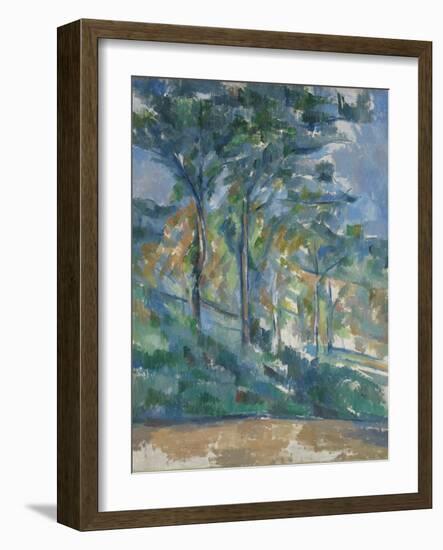 Landscape, C.1900-Paul Cézanne-Framed Giclee Print