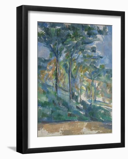 Landscape, C.1900-Paul Cézanne-Framed Giclee Print