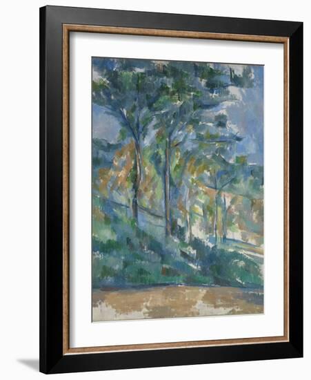 Landscape, C.1900-Paul Cézanne-Framed Giclee Print