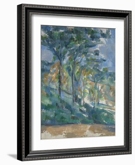 Landscape, C.1900-Paul Cézanne-Framed Giclee Print