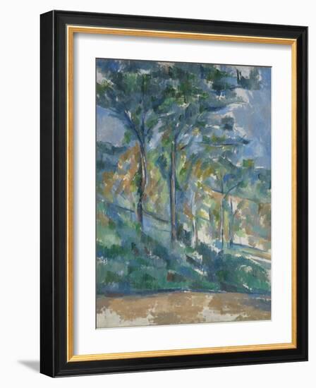 Landscape, C.1900-Paul Cézanne-Framed Giclee Print