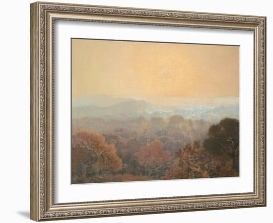 Landscape, c.1902 (pastel on paper)-Marie Auguste Emile Rene Menard-Framed Giclee Print