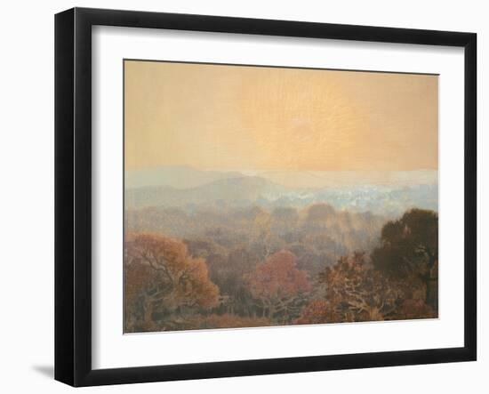 Landscape, c.1902 (pastel on paper)-Marie Auguste Emile Rene Menard-Framed Giclee Print