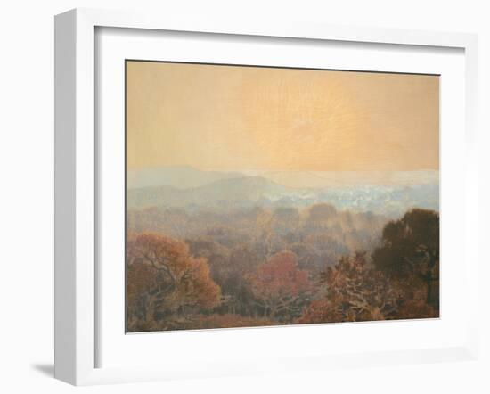 Landscape, c.1902 (pastel on paper)-Marie Auguste Emile Rene Menard-Framed Giclee Print