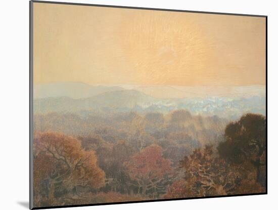 Landscape, c.1902 (pastel on paper)-Marie Auguste Emile Rene Menard-Mounted Giclee Print