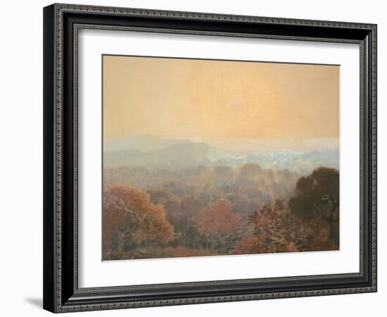 Landscape, c.1902 (pastel on paper)-Marie Auguste Emile Rene Menard-Framed Giclee Print