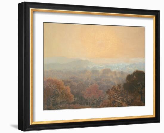 Landscape, c.1902 (pastel on paper)-Marie Auguste Emile Rene Menard-Framed Giclee Print