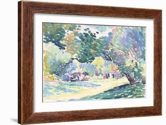 Landscape, c.1904-Henri-Edmond Cross-Framed Giclee Print