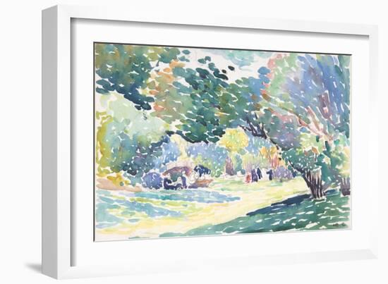 Landscape, c.1904-Henri-Edmond Cross-Framed Giclee Print