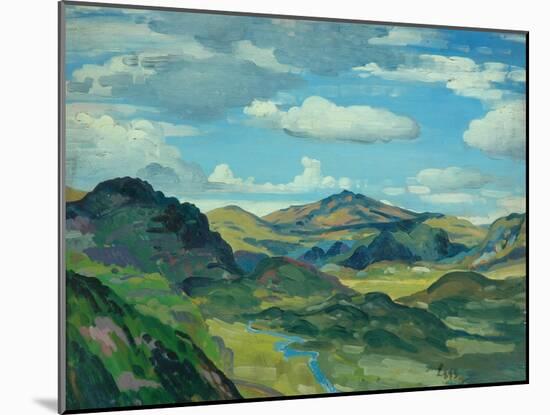 Landscape, C.1919-Derwent Lees-Mounted Premium Giclee Print