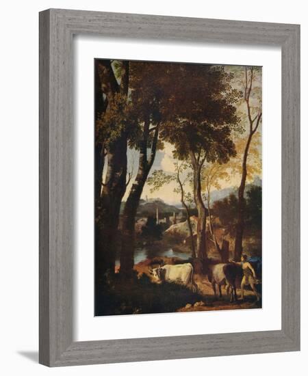 'Landscape', c1630-Nicolas Poussin-Framed Giclee Print