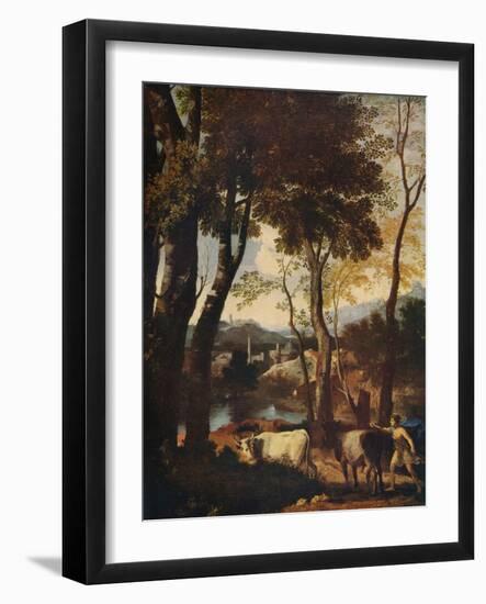 'Landscape', c1630-Nicolas Poussin-Framed Giclee Print