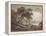 'Landscape', c1780-Paul Sandby-Framed Premier Image Canvas