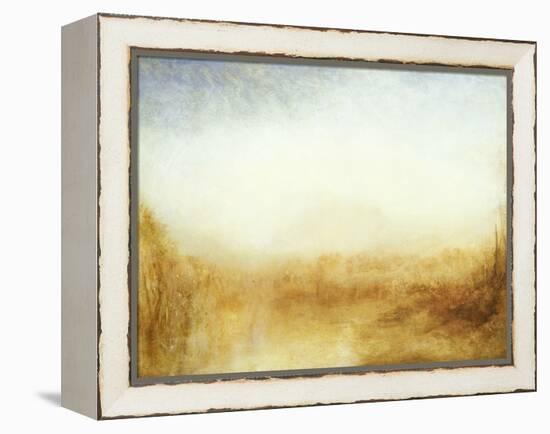 Landscape / Castle from the Meadows, C.1845 (Oil on Canvas)-Joseph Mallord William Turner-Framed Premier Image Canvas