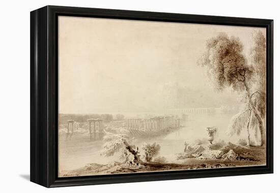 Landscape, Classical Composition-John Martin-Framed Premier Image Canvas