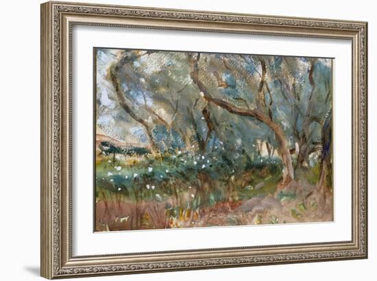 Landscape, Corfu, 1909-John Singer Sargent-Framed Giclee Print