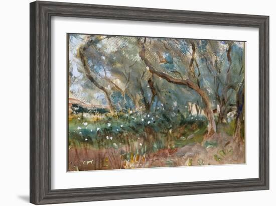 Landscape, Corfu, 1909-John Singer Sargent-Framed Giclee Print