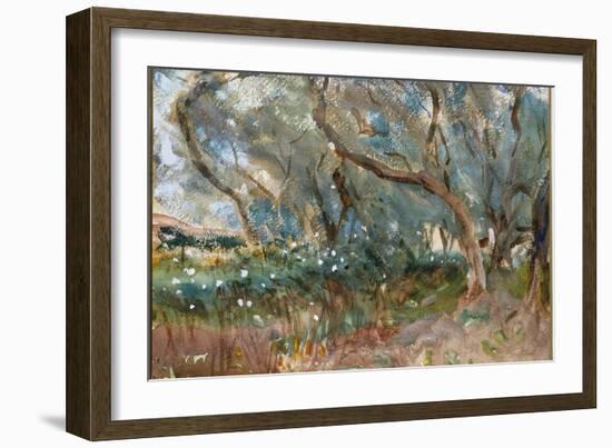 Landscape, Corfu, 1909-John Singer Sargent-Framed Giclee Print