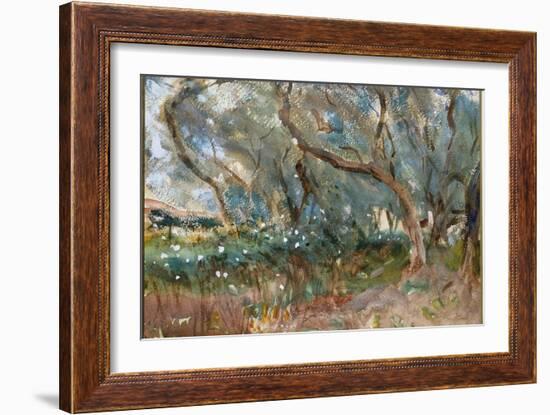 Landscape, Corfu, 1909-John Singer Sargent-Framed Giclee Print