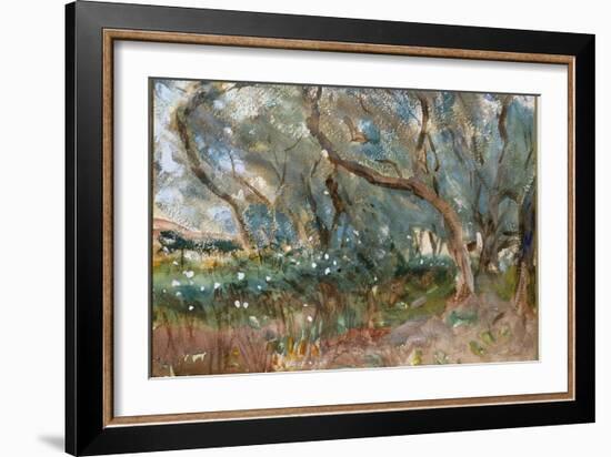 Landscape, Corfu, 1909-John Singer Sargent-Framed Giclee Print