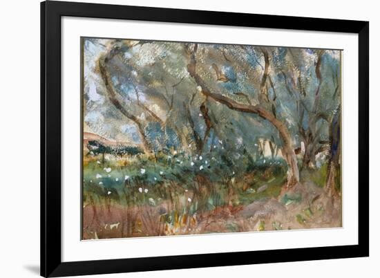 Landscape, Corfu, 1909-John Singer Sargent-Framed Giclee Print