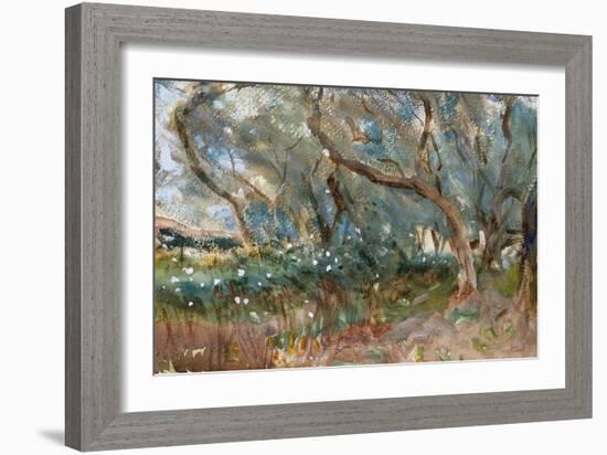 Landscape, Corfu, 1909-Eug?ne Boudin-Framed Giclee Print