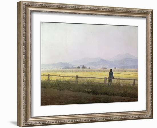 Landscape, Early 19th Century-Caspar David Friedrich-Framed Giclee Print