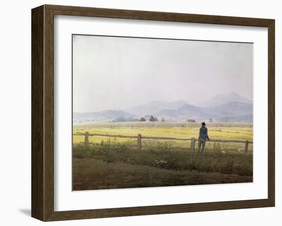 Landscape, Early 19th Century-Caspar David Friedrich-Framed Giclee Print