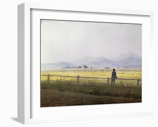 Landscape, Early 19th Century-Caspar David Friedrich-Framed Giclee Print