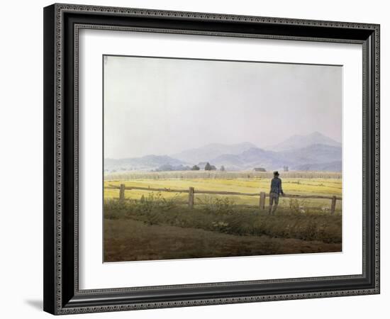 Landscape, Early 19th Century-Caspar David Friedrich-Framed Giclee Print