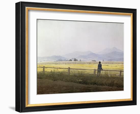 Landscape, Early 19th Century-Caspar David Friedrich-Framed Giclee Print