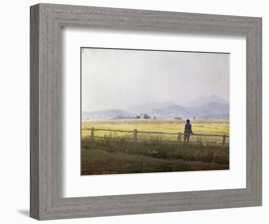 Landscape, Early 19th Century-Caspar David Friedrich-Framed Giclee Print