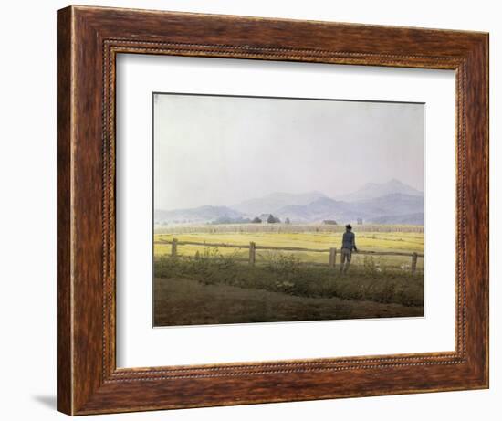 Landscape, Early 19th Century-Caspar David Friedrich-Framed Giclee Print