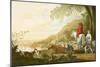 Landscape - Evening-Aelbert Cuyp-Mounted Giclee Print