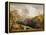 Landscape, Figures and Cattle-Samuel Palmer-Framed Premier Image Canvas