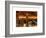 Landscape Foggy Night in Manhattan-Philippe Hugonnard-Framed Art Print