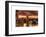 Landscape Foggy Night in Manhattan-Philippe Hugonnard-Framed Art Print