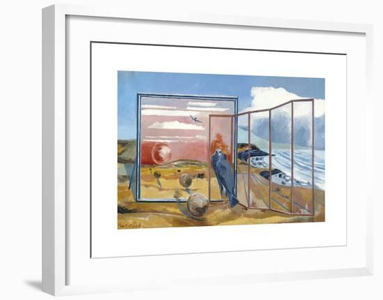 Landscape from a Dream-Paul Nash-Framed Premium Giclee Print