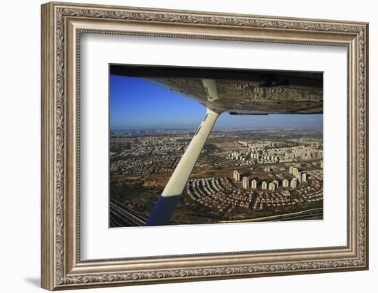 Landscape from above between Tel Aviv and Jerusalem.-Stefano Amantini-Framed Photographic Print