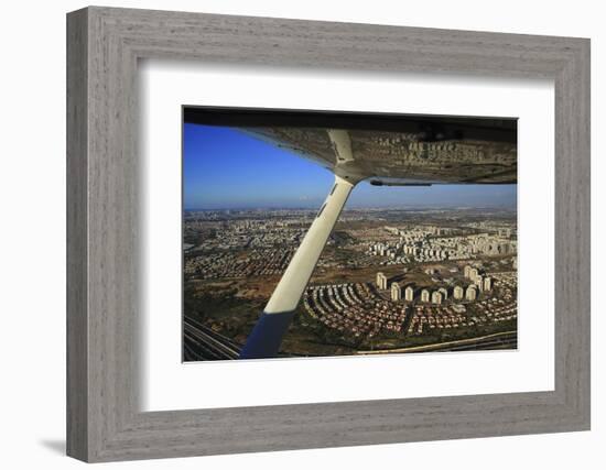 Landscape from above between Tel Aviv and Jerusalem.-Stefano Amantini-Framed Photographic Print