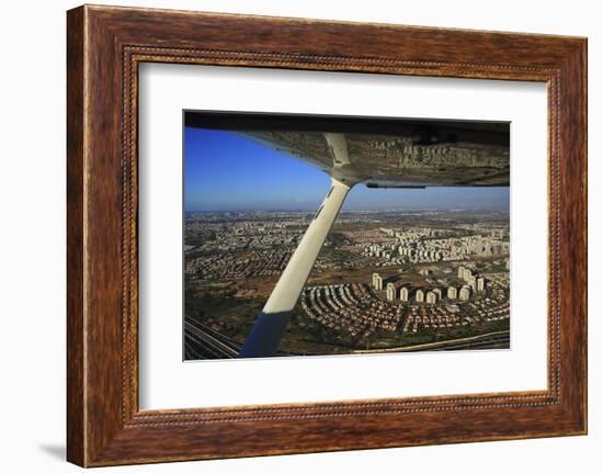 Landscape from above between Tel Aviv and Jerusalem.-Stefano Amantini-Framed Photographic Print