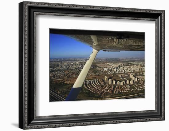 Landscape from above between Tel Aviv and Jerusalem.-Stefano Amantini-Framed Photographic Print