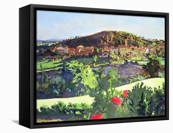 Landscape from Alfred Deller's House, Provence, 1976-John Stanton Ward-Framed Premier Image Canvas