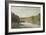 Landscape from Bougival, 1873 (Oil on Canvas)-Alfred Sisley-Framed Giclee Print