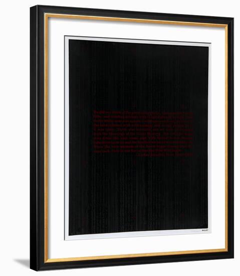 Landscape from Bullet Space, Your House is Mine-Andrew Castrucci-Framed Limited Edition