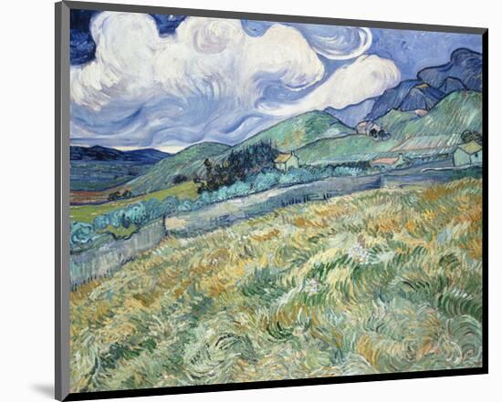 Landscape from Saint-Remy, 1889-Vincent van Gogh-Mounted Art Print