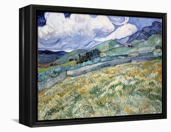 Landscape from Saint-Rémy-Vincent van Gogh-Framed Premier Image Canvas