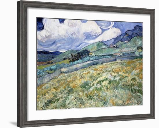 Landscape from Saint-Rémy-Vincent van Gogh-Framed Giclee Print